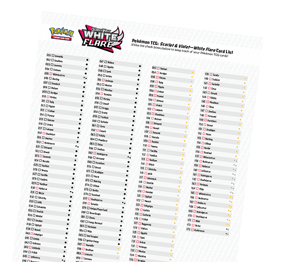 pokemon white flare cards list Pokémon White Flare Binder Collection main image 0